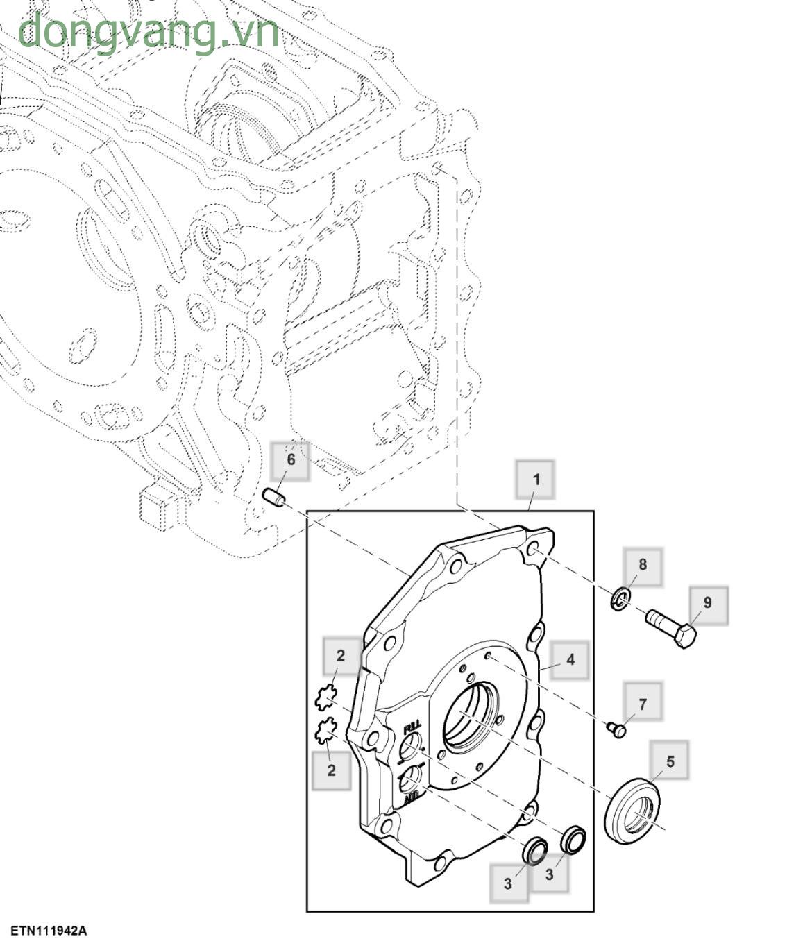 Rear PTO Housing - ST761431